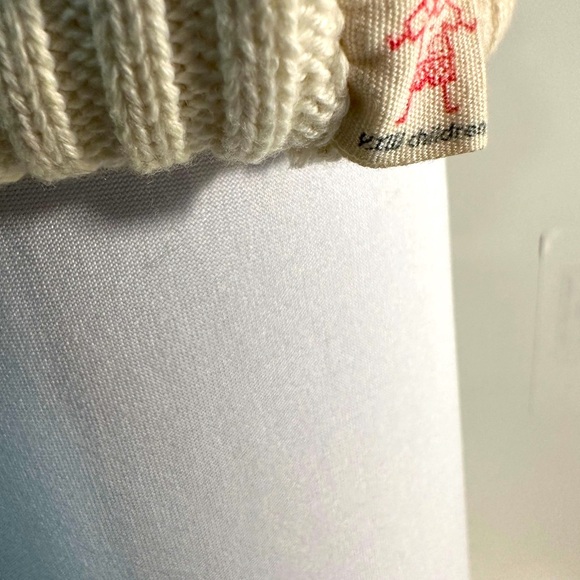 Yuga Cream and Black Knit Beanie - Picture 6 of 7